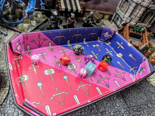 The Fantastic Folding Dice Tray, The Bi Tray