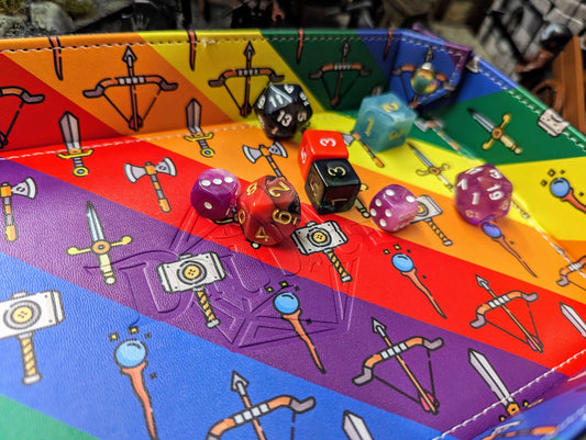 The Fantastic Folding Dice Tray, The Gay Tray