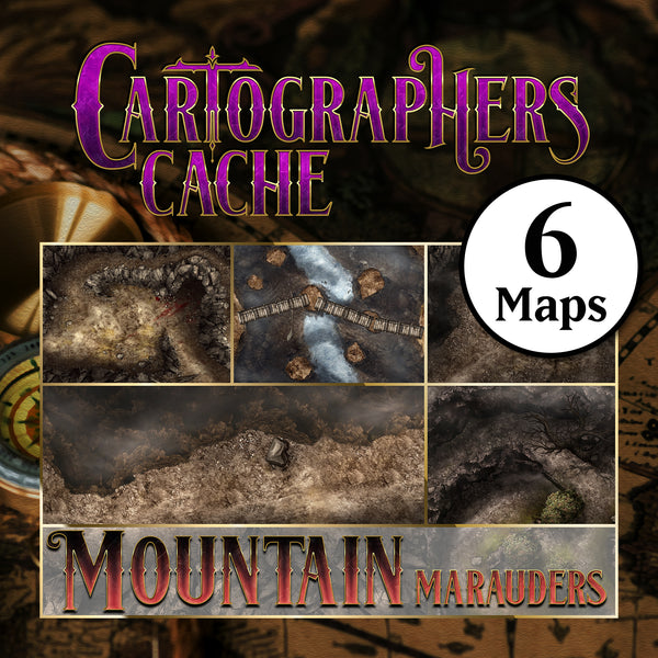 Laminated Encounter Maps, Mountain Marauders
