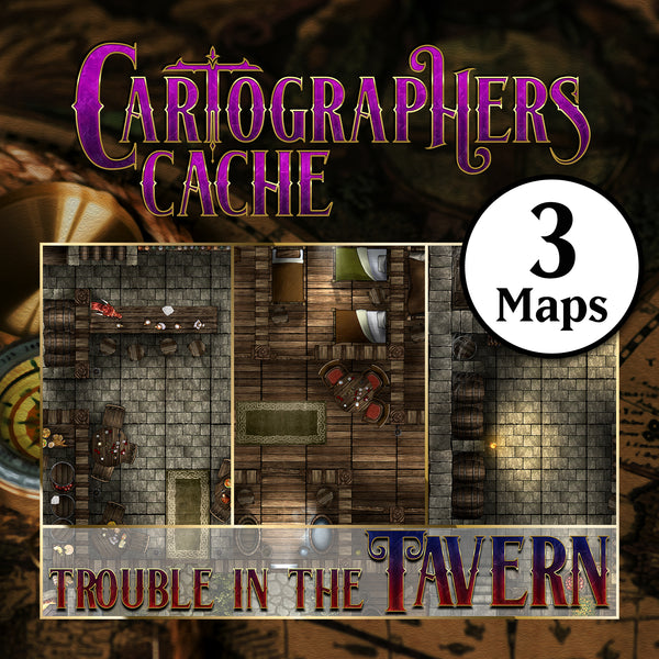 Laminated Encounter Maps, Tavern